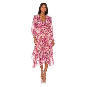 Misa Los Angeles Samantha Dress in Pink Floral, size XS, **BNWT**!!